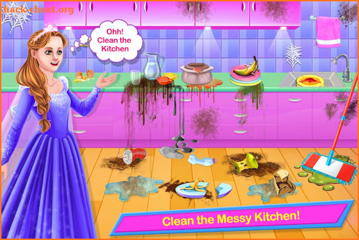 Princess House Cleaning - Dream Home Cleanup Game screenshot