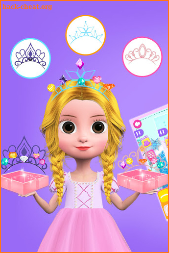 Princess makeup dress up, girl dress up game screenshot