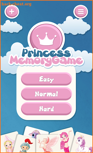 Princess memory game for kids screenshot