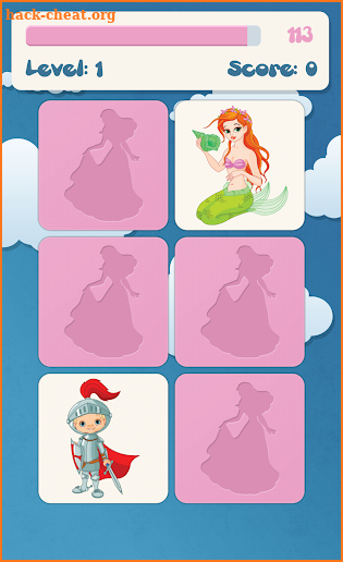 Princess memory game for kids screenshot