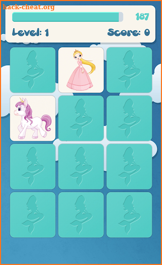 Princess memory game for kids screenshot