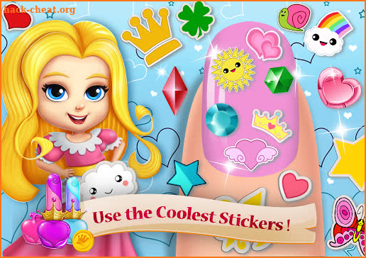 Princess Nail Salon Girls Game - Makeup Beauty Spa screenshot