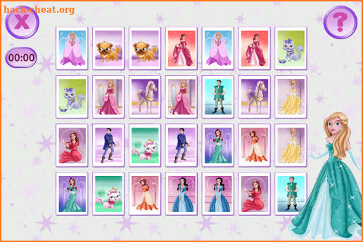 Princess Pairs - Memory Games screenshot
