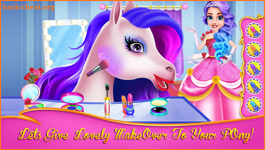 Princess Pony Horse Caring - Magical Beauty Salon screenshot