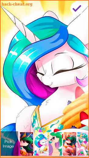 Princess Pony Unicorn Celest Cute Teen Screen Lock screenshot