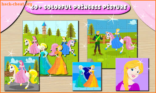 Princess Puzzle & Dressup : bee Kids screenshot