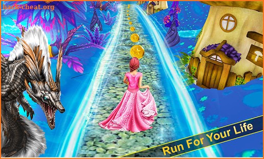 Princess Run - Hungry Dragon Escape screenshot