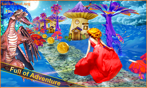 Princess Run - Hungry Dragon Escape screenshot