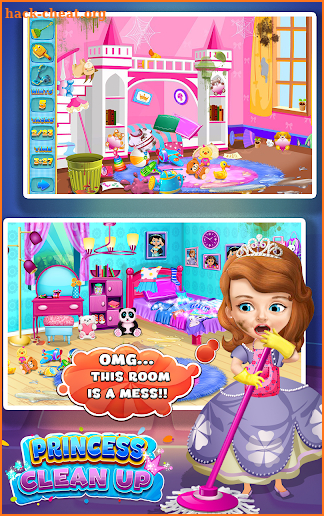 Princess Sofia Cleaning Home screenshot