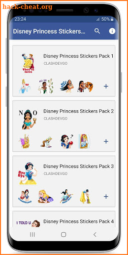 Princess Stickers ! WAStickerApps for Whatsapp screenshot