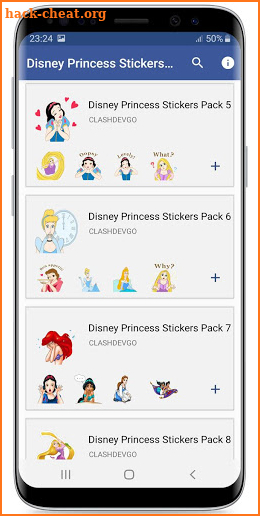 Princess Stickers ! WAStickerApps for Whatsapp screenshot
