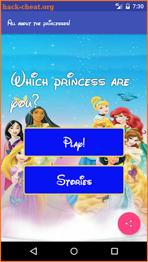 Princess Test. Which princess are you look like? screenshot