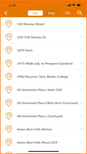 Princeton Events screenshot