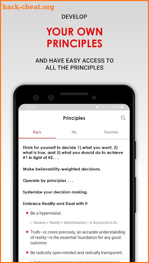 Principles In Action screenshot