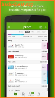 Prism Bills & Personal Finance screenshot