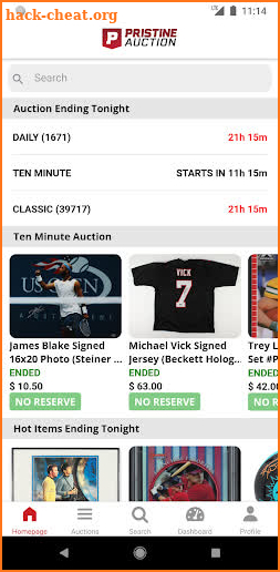Pristine Auction screenshot