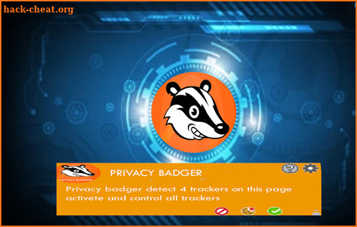 Privacy Badger screenshot