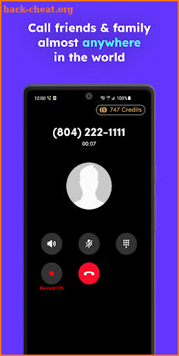Privacy Calling: Call Faker Id screenshot