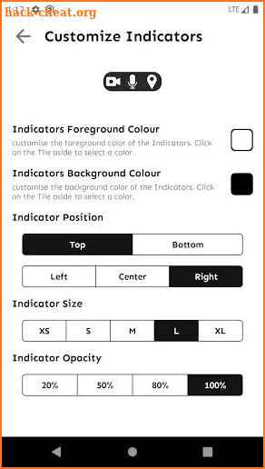 Privacy Indicators - iOS14, Android 12 indicators screenshot