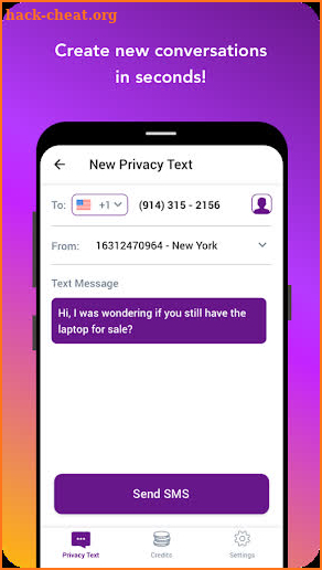 PrivacyText - Safe & Secure Texting screenshot