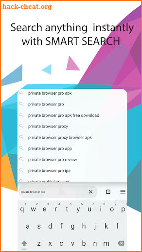 Private Browser Pro - Secure Incognito Browsing screenshot