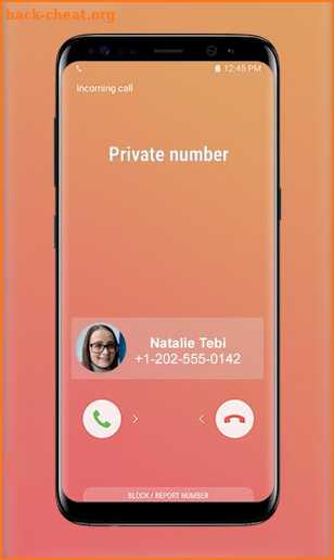 Private Caller Identifier screenshot