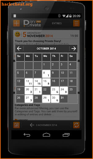 Private DIARY Pro - Personal journal screenshot