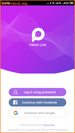 Privo Live screenshot