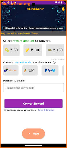 PrizeConverter-Reward Redeem screenshot