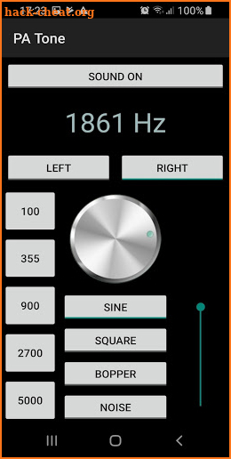 Pro Audio Tone Generator screenshot