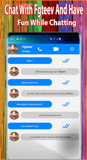 Pro 📞 Call Fgteev  Family - Real Voice screenshot