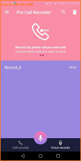 Pro Call Recorder screenshot