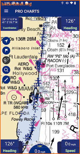 PRO CHARTS - Marine Navigation screenshot
