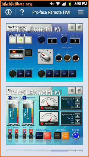 Pro-face Remote HMI screenshot