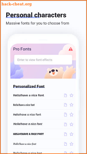 Pro Fonts screenshot