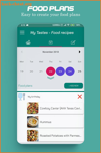 [PRO] Food recipes, make your food plans screenshot