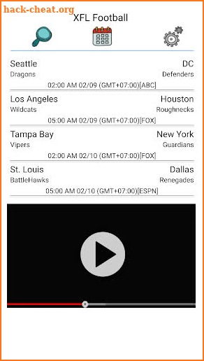 Pro Free Streaming : XFL NFL NBA NHL NCAA Live screenshot