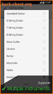 Pro Guitar Tuner screenshot