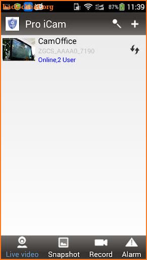 Pro iCam screenshot