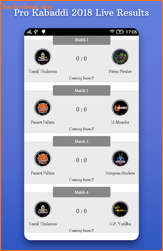 Pro Kabaddi 2018 - Schedule, Live Result, P Table screenshot