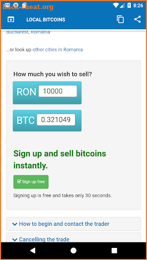 PRO Local Bitcoins screenshot