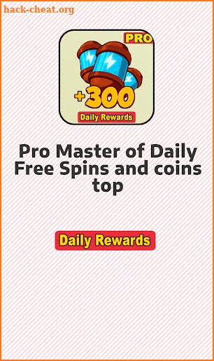 Pro Master of Daily Free Spins and coins top screenshot