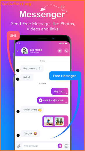 Pro Messenger - Free Text, Voice & Video Chat screenshot