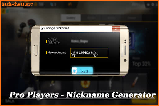 Pro Players Nickname Generator for Free F screenshot