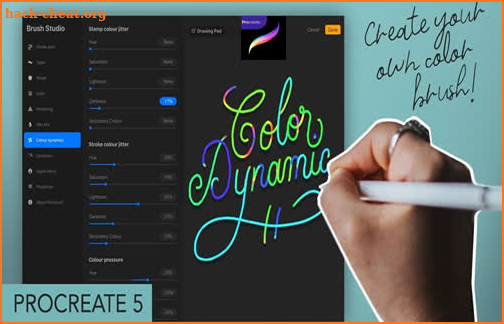 Pro Procreate Art Draw & Editor App Photos Guide screenshot