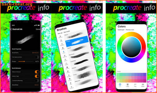 Pro Procreate Pocket Paint Para Editor Guia screenshot