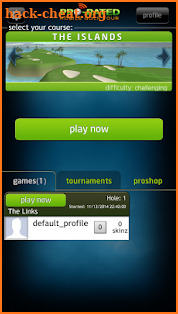Pro Rated Mobile Golf Tour screenshot