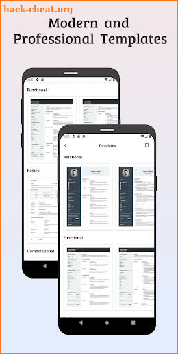 Pro Resume Builder Maker- Free resume PDF Template screenshot