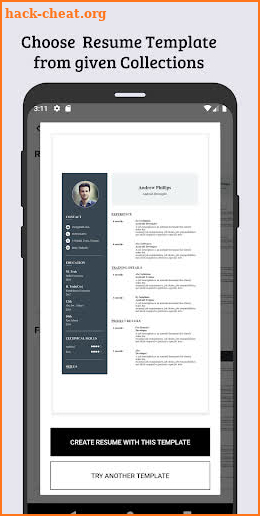 Pro Resume Builder Maker- Free resume PDF Template screenshot