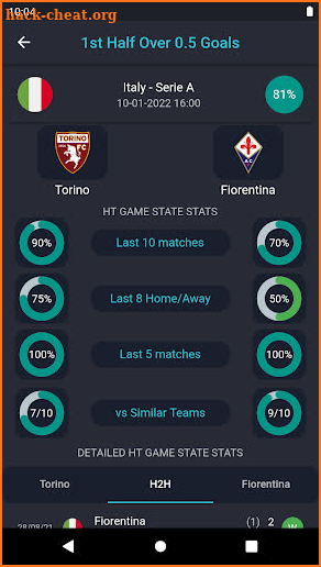 Pro Soccer Stats screenshot
